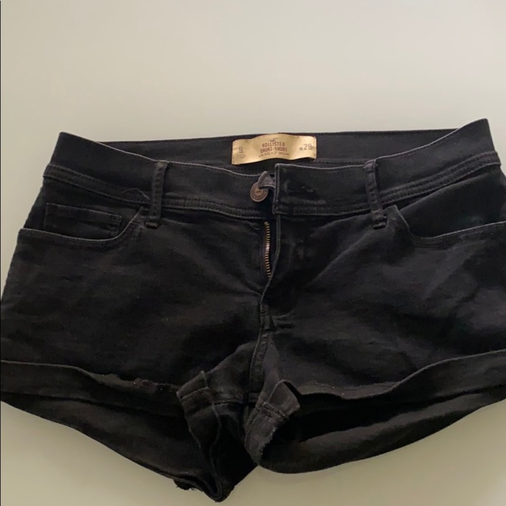 Hollister shorty shorts.  Size 9.